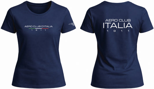 AECI-001D. T-Shirt Donna Aero Club Italia