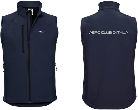 AECI-007U. Gilet Softshell Uomo Aero Club Italia