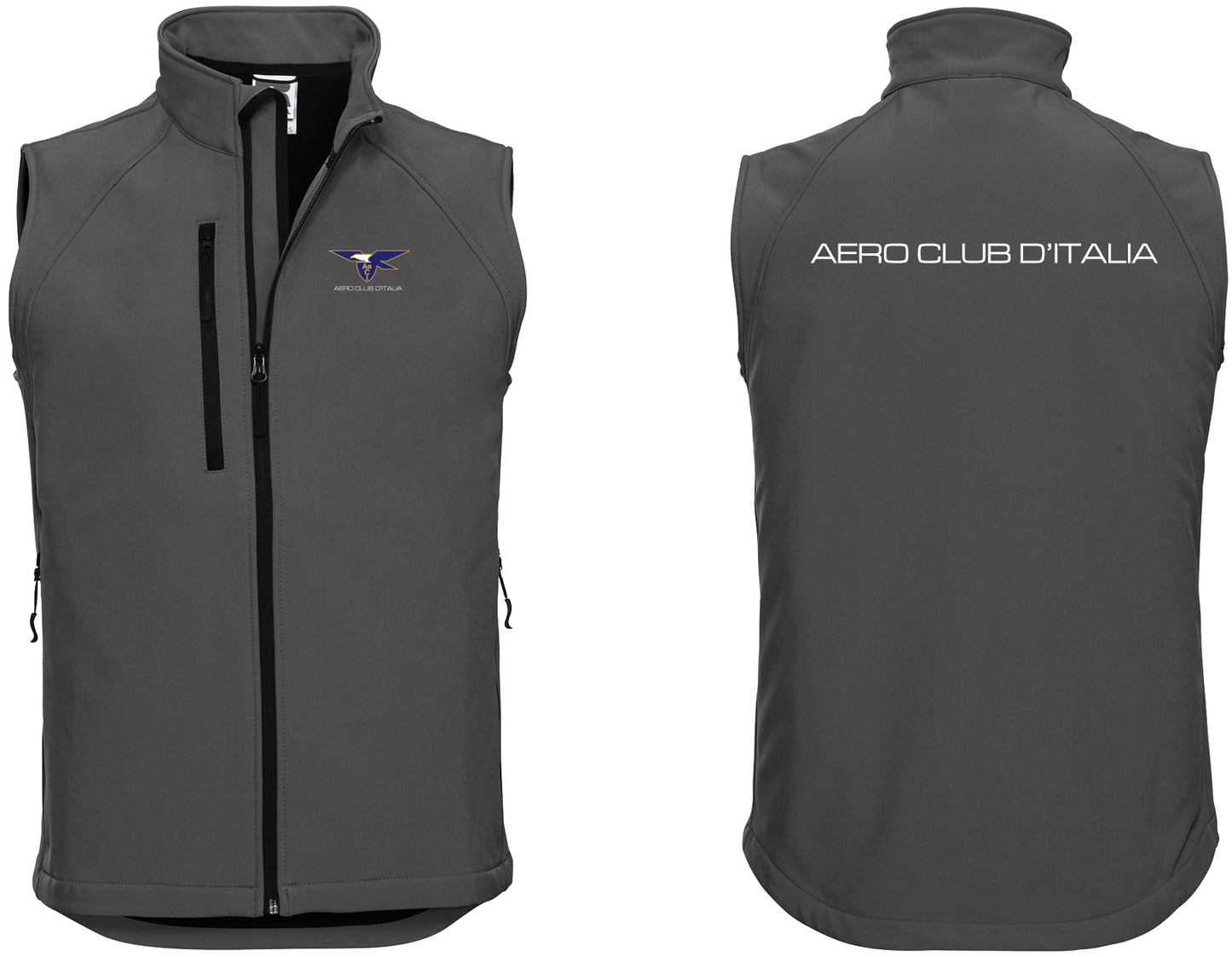 AECI-007U. Gilet Softshell Uomo Aero Club Italia