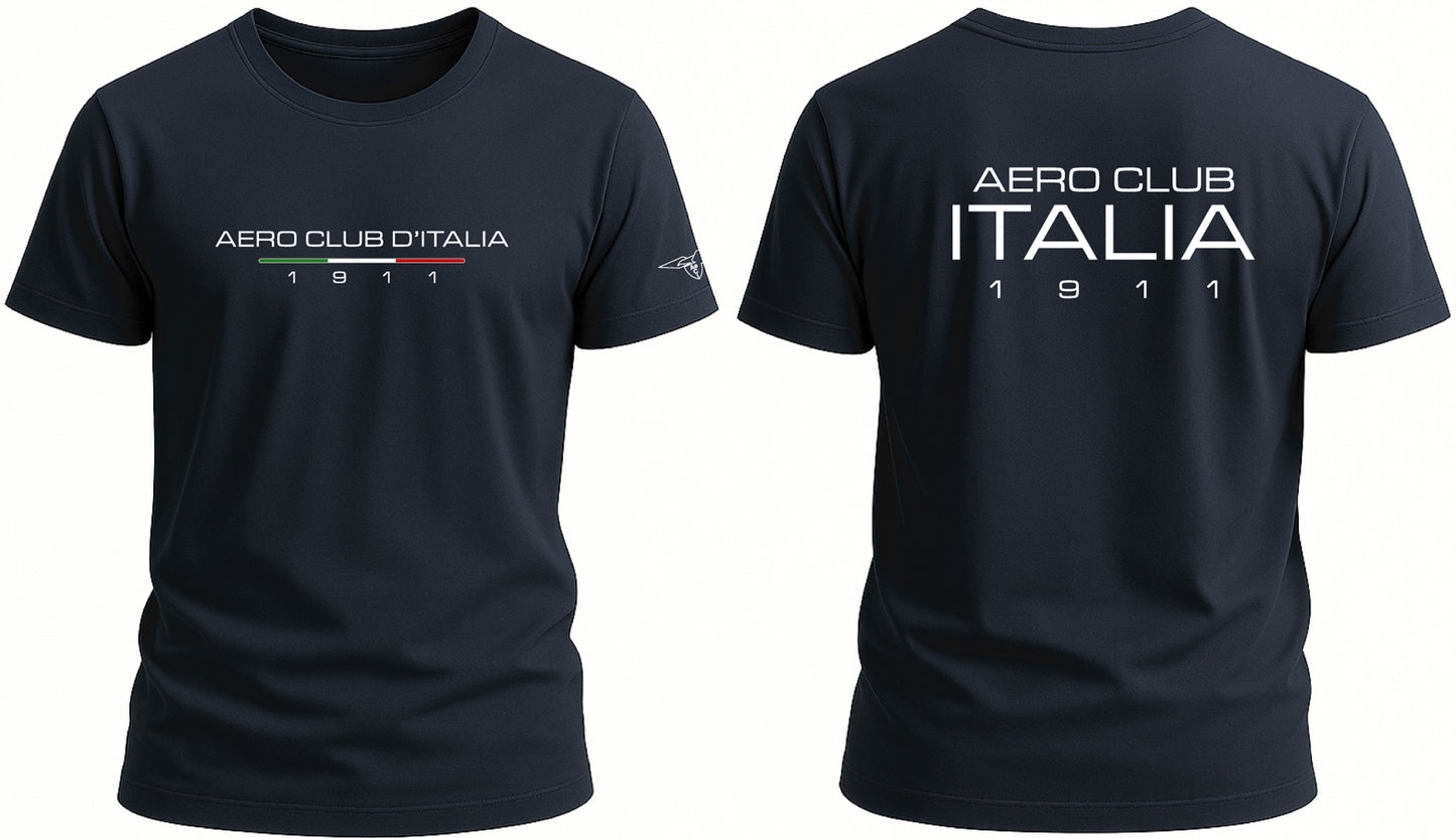 AECI-001U. T-Shirt Uomo Aero Club Italia