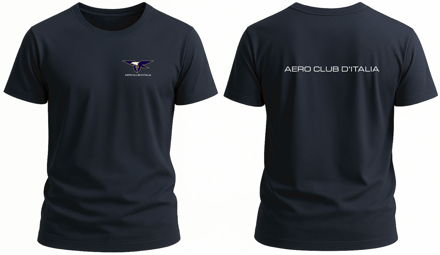 AECI-002U. T-Shirt Uomo Aero Club Italia - Logo