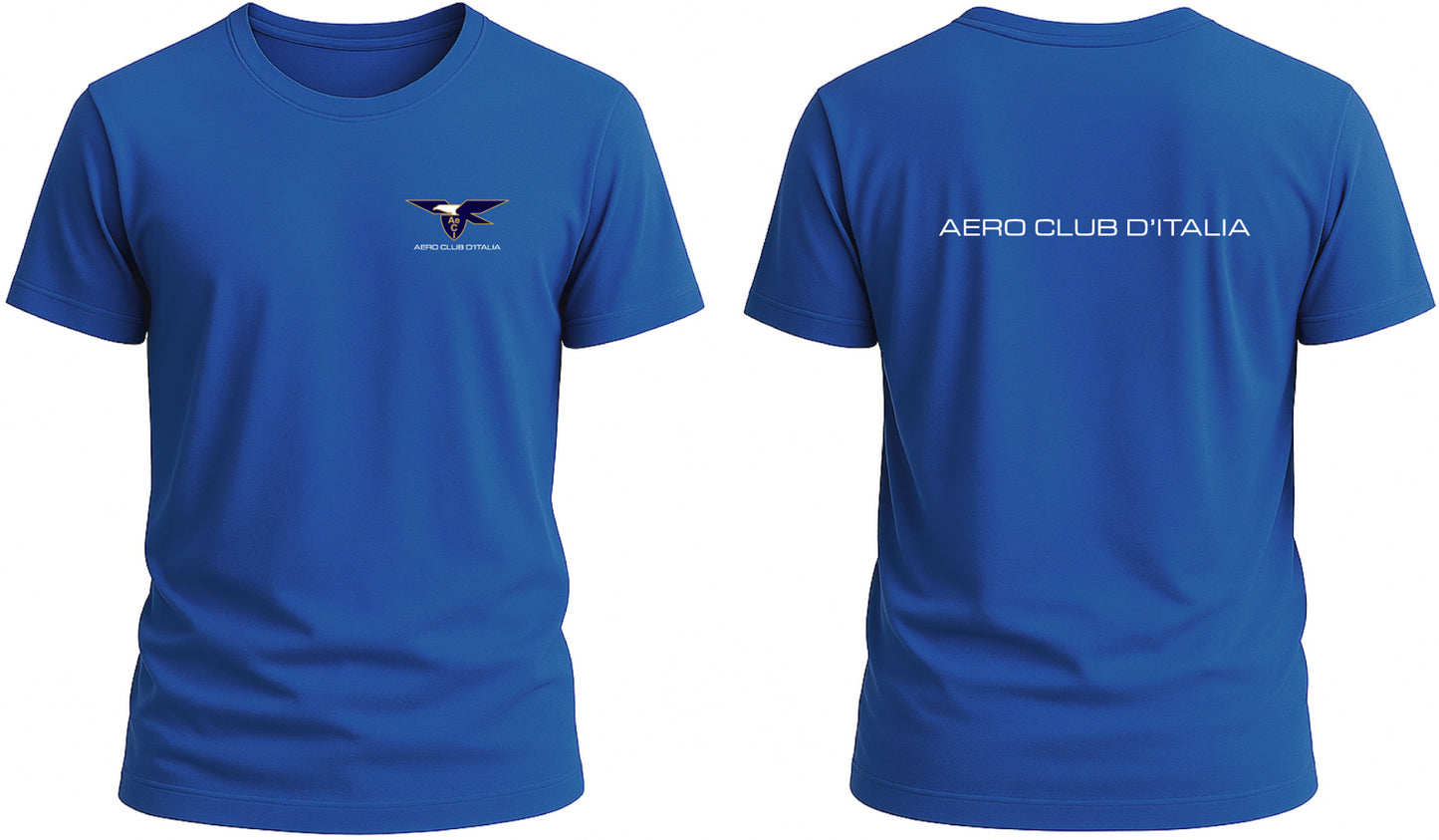 AECI-002U. T-Shirt Uomo Aero Club Italia - Logo