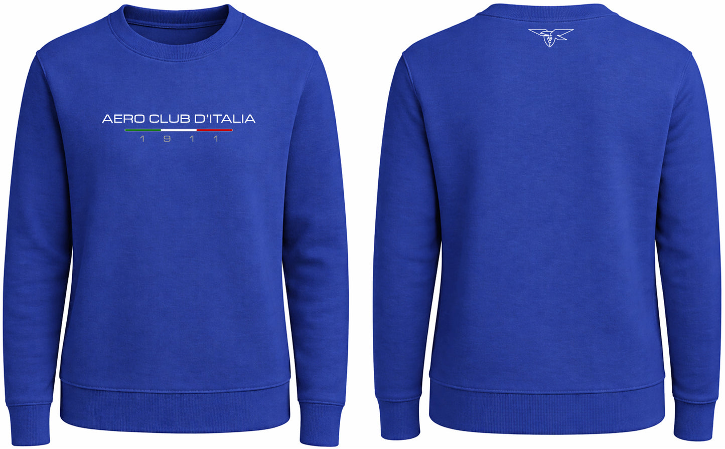 AECI-006U. Felpa Girocollo Leggera Uomo Aero Club Italia