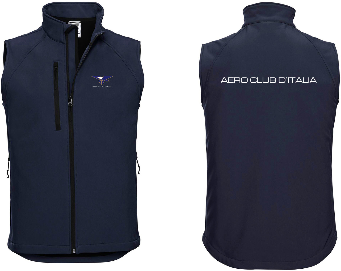 AECI-007U. Gilet Softshell Uomo Aero Club Italia