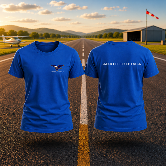 AECI-002U. T-Shirt Uomo Aero Club Italia - Logo