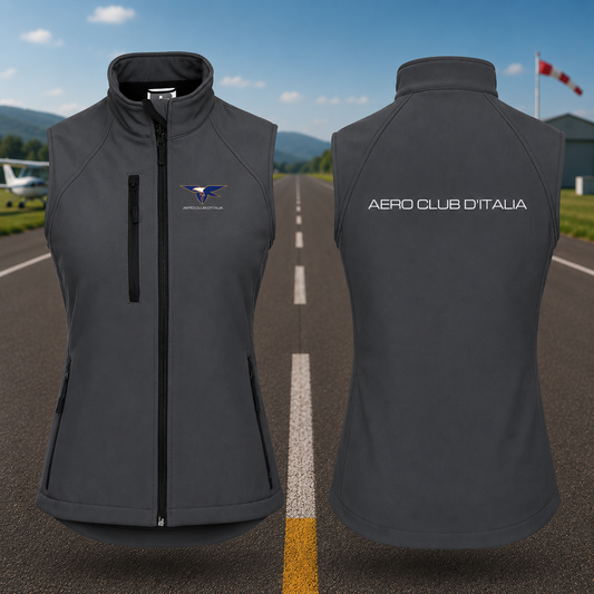 AECI-007D. Gilet Softshell Donna Aero Club Italia