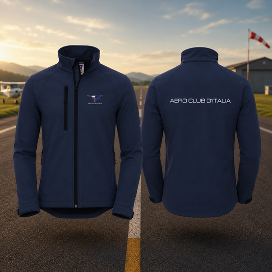 AECI-008U. Giacca Softshell Uomo Aero Club Italia