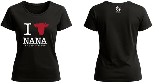 T-SHIRT DONNA. I LOVE NANA.